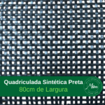 Quadriculada Sintética Preta