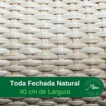 Palha Indiana Toda Fechada Natural 40
