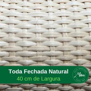 Palha Indiana Toda Fechada Natural 40